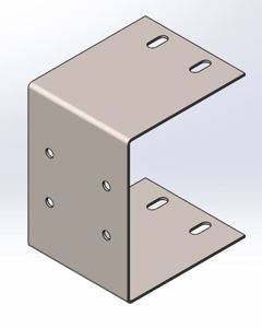 Eaves purlin support 165x200x2,7